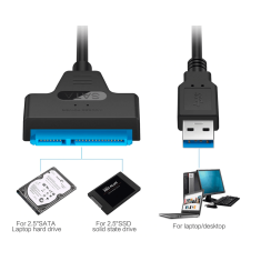 Cavo da USB 3.0 a SATA III 2,5" 22 pin per HDD SSD