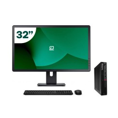 Pack Lenovo P340 Tiny i5 10500T + Monitor 32" + Tastiera/Mouse + WiFi USB