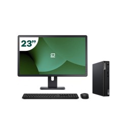 Pack Lenovo M80q Tiny i7 10700 + Monitor 23" + Tastiera/Mouse + WiFi USB