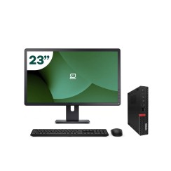 Pack Lenovo M920q Tiny i5 9500T + Monitor 23" + Tastiera/Mouse + WiFi USB