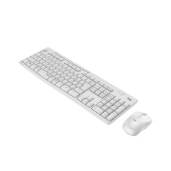 Tastiera + Mouse Logitech MK295 Silent Touch, Bianco, Nuovo