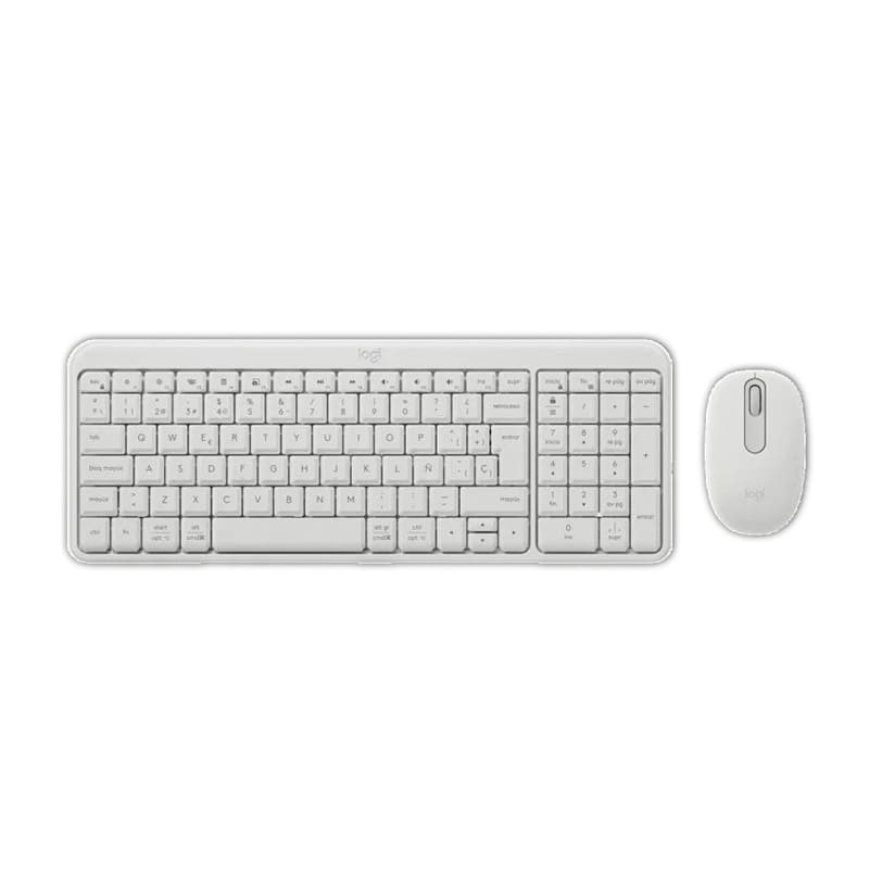 Logitech MK250 Tastiera e Mouse Wireless Bianco