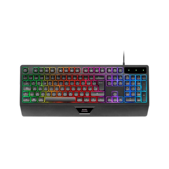 Mars Gaming MK124 Tastiera Semimeccanica Nera