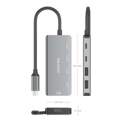 Hub USB Aisens A109-0945 Multiporta USB