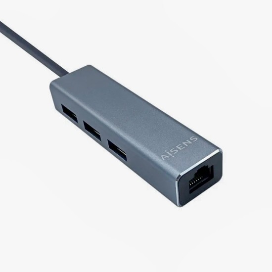 Hub USB Aisens A109-0396 3 porte USB-A RJ45 Ethernet