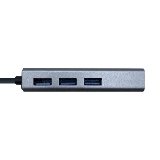 Hub USB Aisens A109-0396 3 porte USB-A RJ45 Ethernet