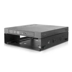 Lenovo Thinkcentre Tiny Vesa Mount Supporto + Unità DVD, Nero, A+