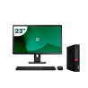 Pack Lenovo M720q Tiny i5 9500T 16GB SSD 256GB + LCD 23" + Tastiera e mouse wireless + WiFi