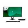 Pack HP 600 G5 Mini i7 9700T 8GB SSD 256GB + LCD 32" + Tastiera e mouse wireless + WiFi
