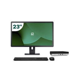 Pack HP 600 G5 Mini i7 9700T + Monitor 23" + Tastiera/Mouse + WiFi USB