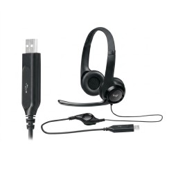 Logitech H390 USB con Microfono Nero · Cuffie Premium