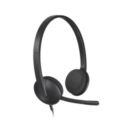 Logitech H340 USB con Microfono Nero · Cuffie Stereo