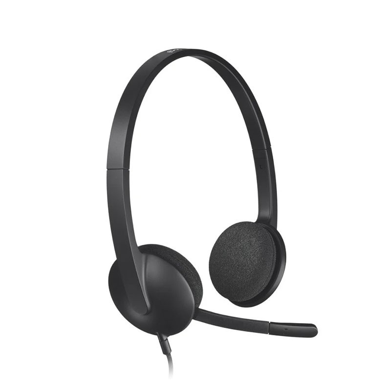 Logitech H340 USB con Microfono Nero · Cuffie Stereo