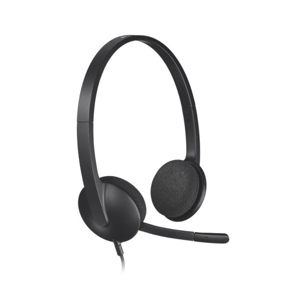 Logitech H340 USB con Microfono Nero · Cuffie Stereo