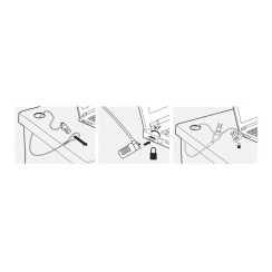 Cable di sicurezza Ewent EW1241 con combinazione per portatile