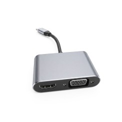 Convertitore da USB-C a HDMI, splitter USB-C 3.0 compatibile 3 in 1, 4K, PD, carica rapida, nuovo