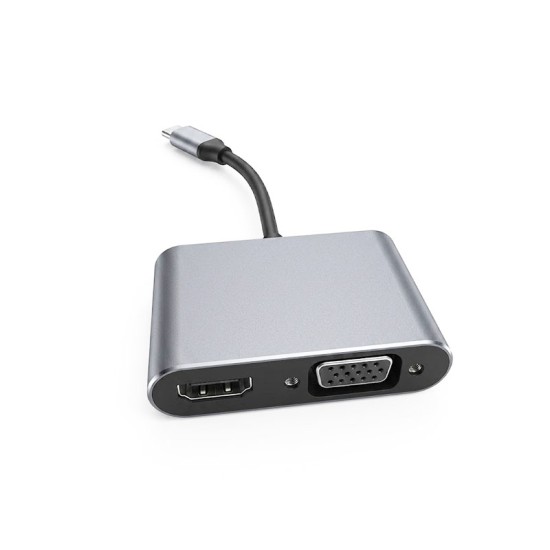 Convertitore da USB-C a HDMI, splitter USB-C 3.0 compatibile 3 in 1, 4K, PD, carica rapida, nuovo