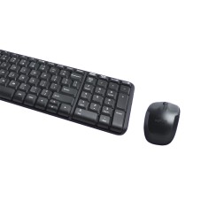 Tastiera + mouse wireless Logitech MK220, nero, nuovo