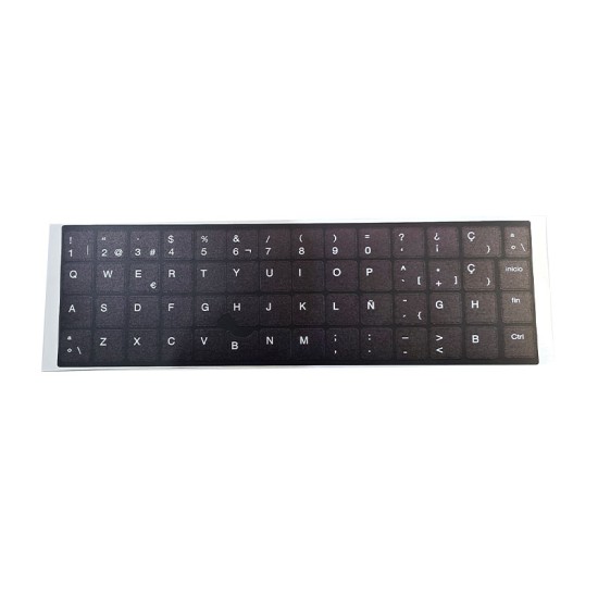 Kit adesivi tastiera spagnolo HP · Fondo UV · ANSI e ISO