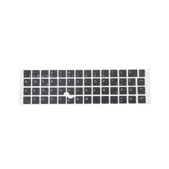 Kit adesivi tastiera spagnolo HP · Fondo UV · ANSI e ISO
