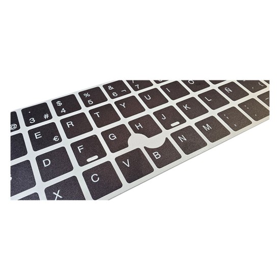 Kit adesivi tastiera spagnolo HP · Fondo UV · ANSI e ISO
