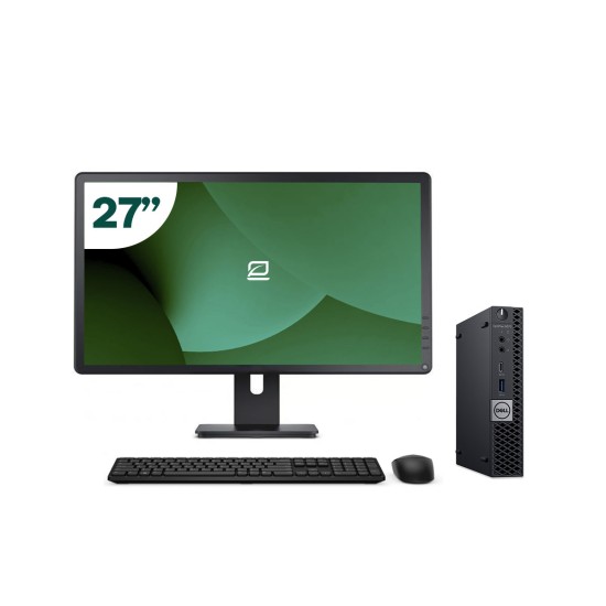 Pack Dell 3060 Micro i5 8500T + Monitor 27" + Tastiera/Mouse + WiFi USB