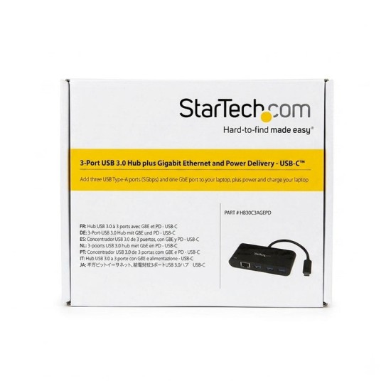 StarTech Adattatore USB-C Multiporta US1GC303APD · 3x USB 3.0 · RJ45