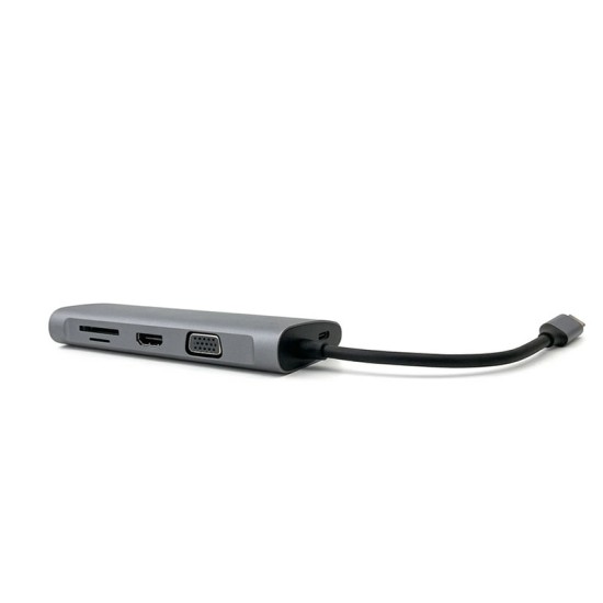 Hub USB-C 10 in 1 HDMI VGA RJ45 Gigabit e USB 3.0
