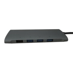 Hub USB-C 10 in 1 HDMI VGA RJ45 Gigabit e USB 3.0