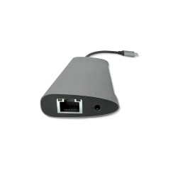 Hub USB-C 10 in 1 HDMI VGA RJ45 Gigabit e USB 3.0