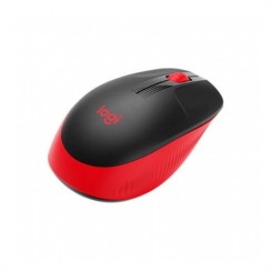 Logitech M190 Wireless Rosso Mouse Wireless Ergonomico