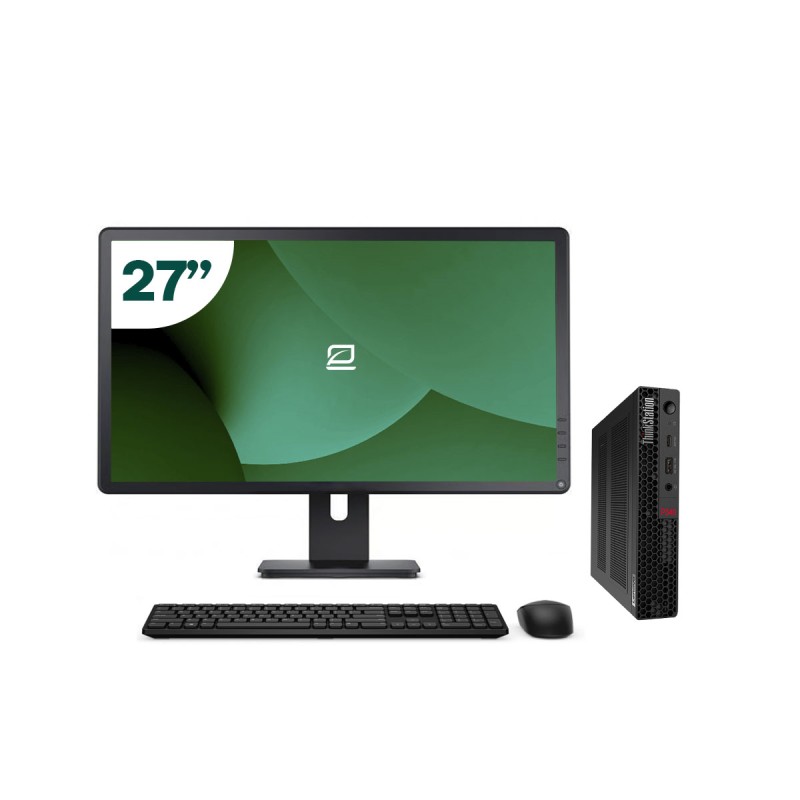 Pack Lenovo P340 Tiny i5 10500T + Monitor 27" + Tastiera/Mouse + WiFi USB