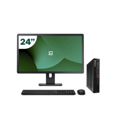 Pack Lenovo P340 Tiny i5 10500T + Monitor 24" + Tastiera/Mouse + WiFi USB