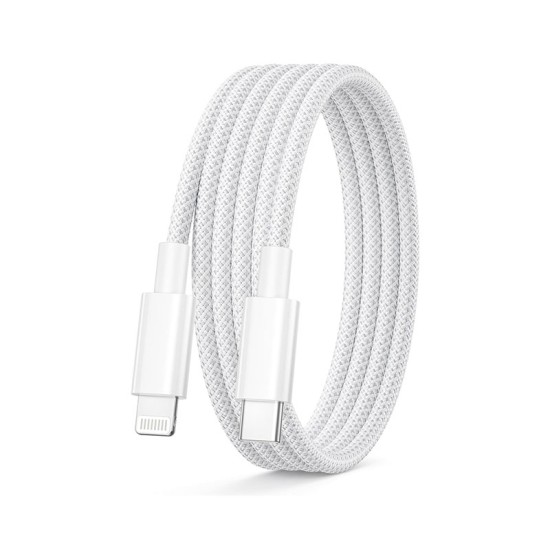 Cable USB-C a Lightning Intrecciato 1M | Ricarica Rapida per iPhone