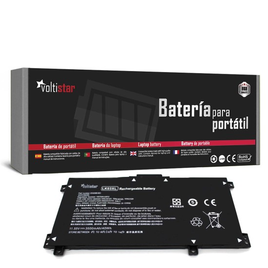BATTERIA PER NOTEBOOK HP LK03XL LKO3XL LK03048XL LK03055XL LK03055XL 916368-421 916368-541