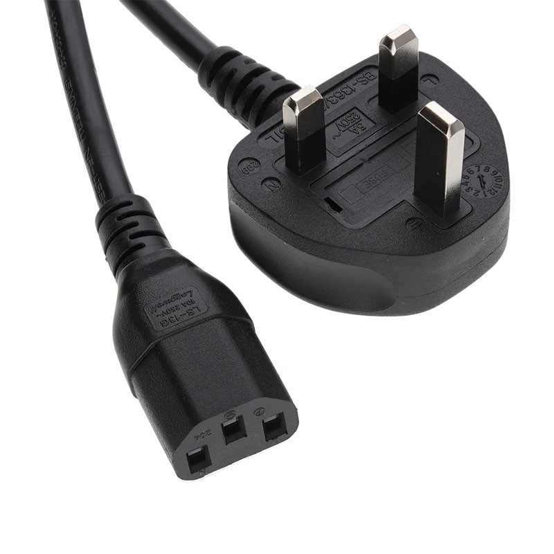 Cavo di alimentazione Schuko a C13 a 3 poli per PC e monitor