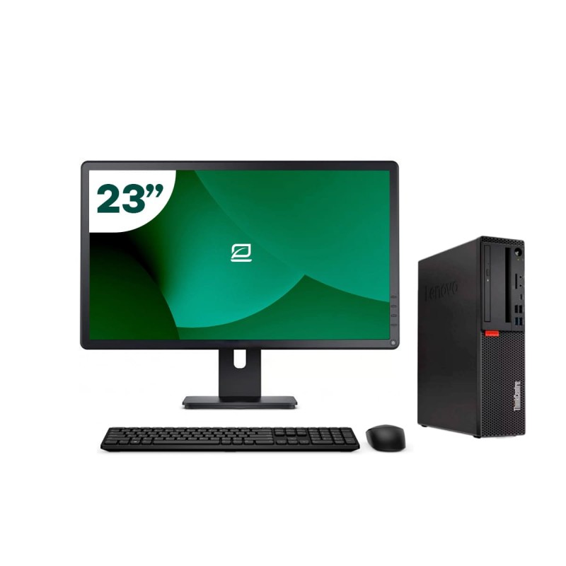 Pack Lenovo M920s SFF i5 8500 + Monitor 23" + Tastiera/Mouse + WiFi USB