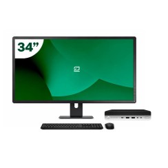 Pack HP 800 G5 Mini i5 9500T + Monitor 34" + Tastiera/Mouse + WiFi USB