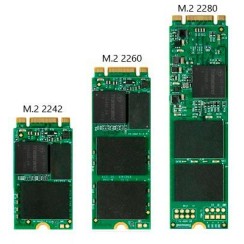 SSD M.2 SATA III 256GB NGFF 2242 2260 2280 per Portatile e PC