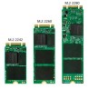 Disco rigido SSD M.2 NGFF SATA III 256GB 2242, 2260, 2280