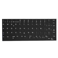 Kit Adesivi Tastiera Spagnolo Lenovo · ANSI e ISO · Vinile Resistente