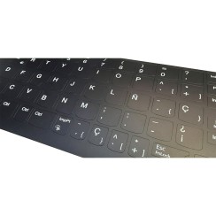 Kit Adesivi Tastiera Spagnolo Lenovo · ANSI e ISO · Vinile Resistente