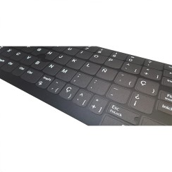 Kit adesivi tastiera spagnolo Lenovo · Fondo UV · ANSI e ISO
