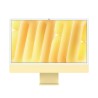 Apple iMac A2438 24" + Tastiera Inglese (UK) e Mouse, M1 8 Core, 16GB RAM, SSD 512GB, 4,5K, Giallo, A+