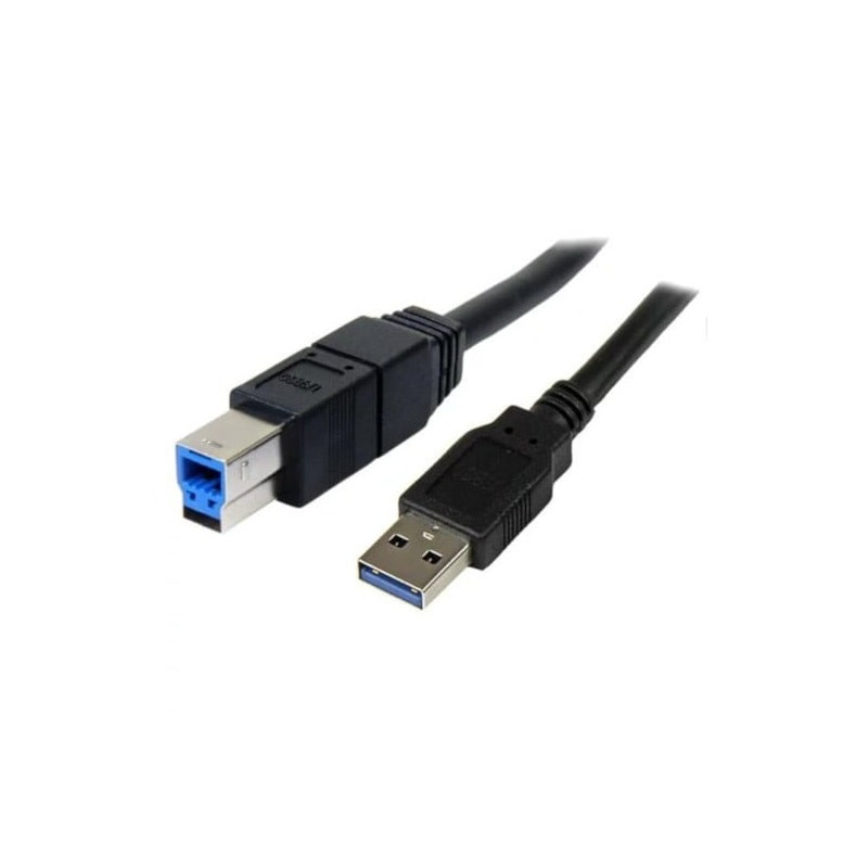 Cavo USB 3.0 tipo A-B 1,8M - Carica e dati USB, nero - 1a qualità