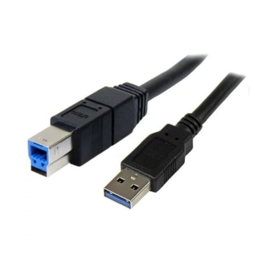 Cavo USB 3.0 tipo A-B 1,8M - Carica e dati USB, nero - 1a qualità