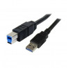 Cavo USB 3.0 tipo A-B 1,8M - Carica e dati USB, nero - 1a qualità