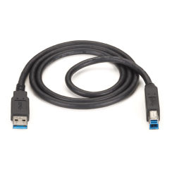 Cavo USB 3.0 tipo A-B 1,8M - Carica e dati USB, nero - 1a qualità