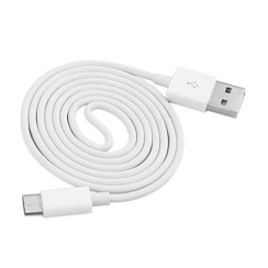 Cavo USB Type-C 1M - Carica e dati USB, bianco Samsung, Huawei - 1a qualità