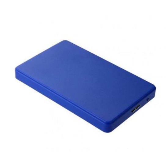 2,5'' Blu 2,5'' Hard Disk Drive Enclosure USB 3.0 Hard Disk Drive Adapter Housing per 7mm HDD SSD SATA I/II/III e 9.5mm
